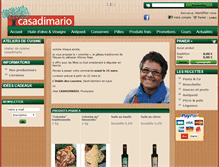 Tablet Screenshot of casadimario.fr